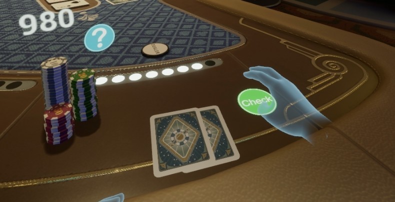 Lucky Night Texas Holdem VR VR游戏开发交互设计_VR德州扑克游戏操作优化_德州扑克小游戏在线玩