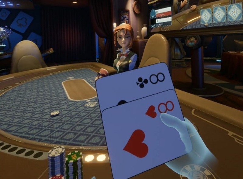 VR德州扑克游戏操作优化_Lucky Night Texas Holdem VR VR游戏开发交互设计_德州扑克游戏开发