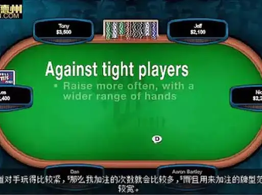 德州扑克视频教程锦标赛打法_德州扑克网上教程视频_德州扑克视频教程下注策略