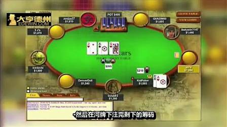 德州扑克视频教程下注策略_德州扑克视频教程锦标赛打法_德州扑克网上教程视频